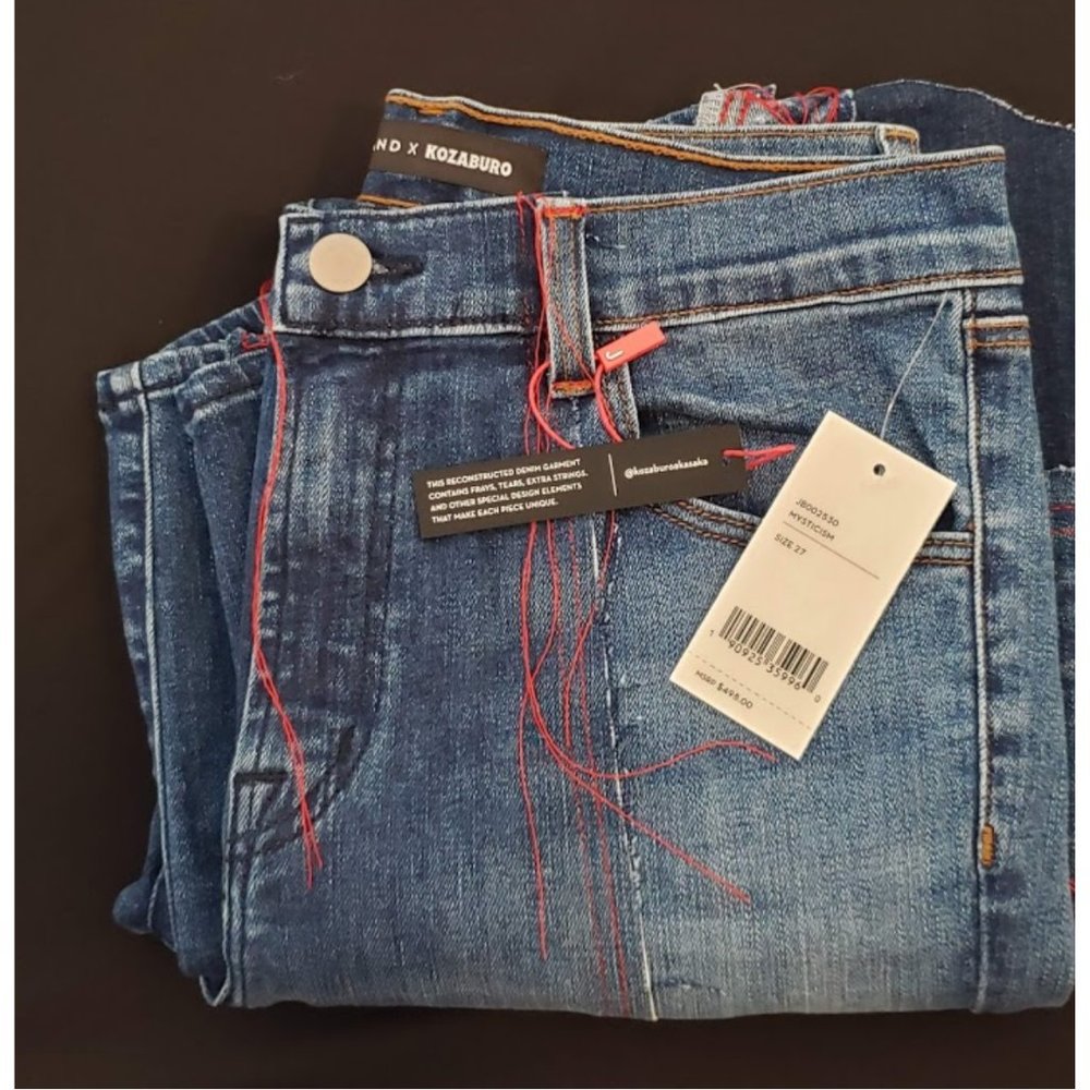 NEW J Brand xKozaburo Jolene Mysticism Flare Jeans - Picture 12 of 16